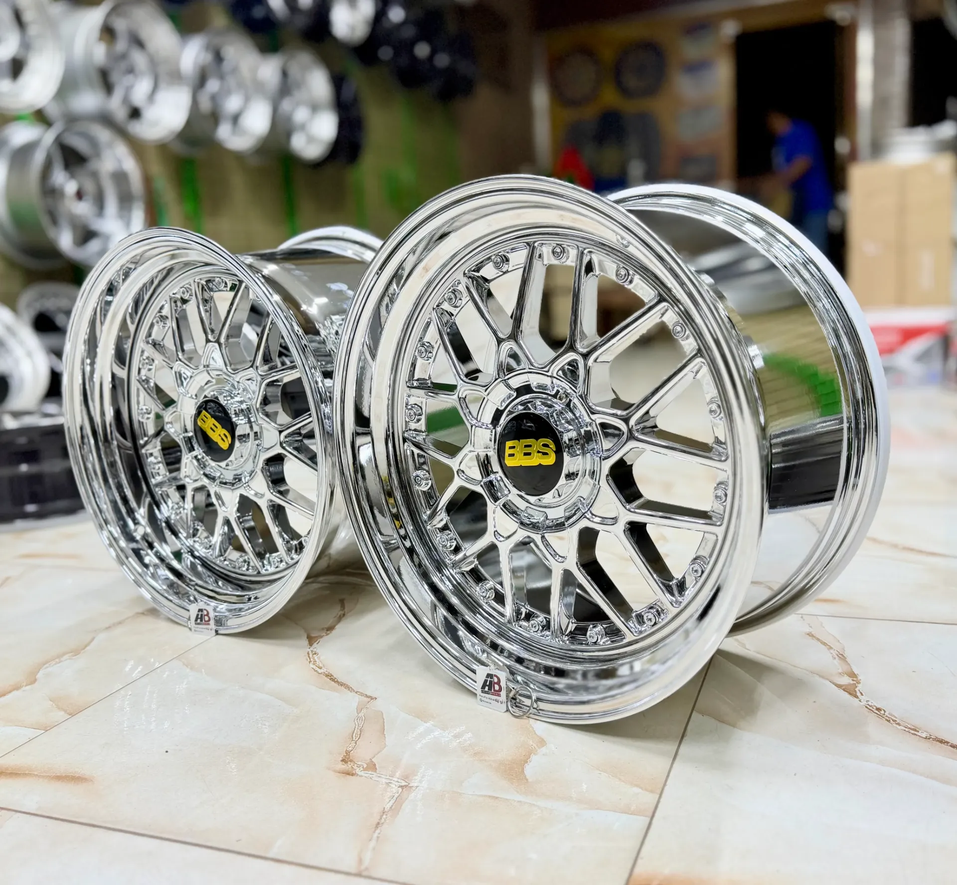 Sport Wheel Set - R18×9+10 (2)INCH - 5×112/120 - ET25/25 - SW959 CHROME