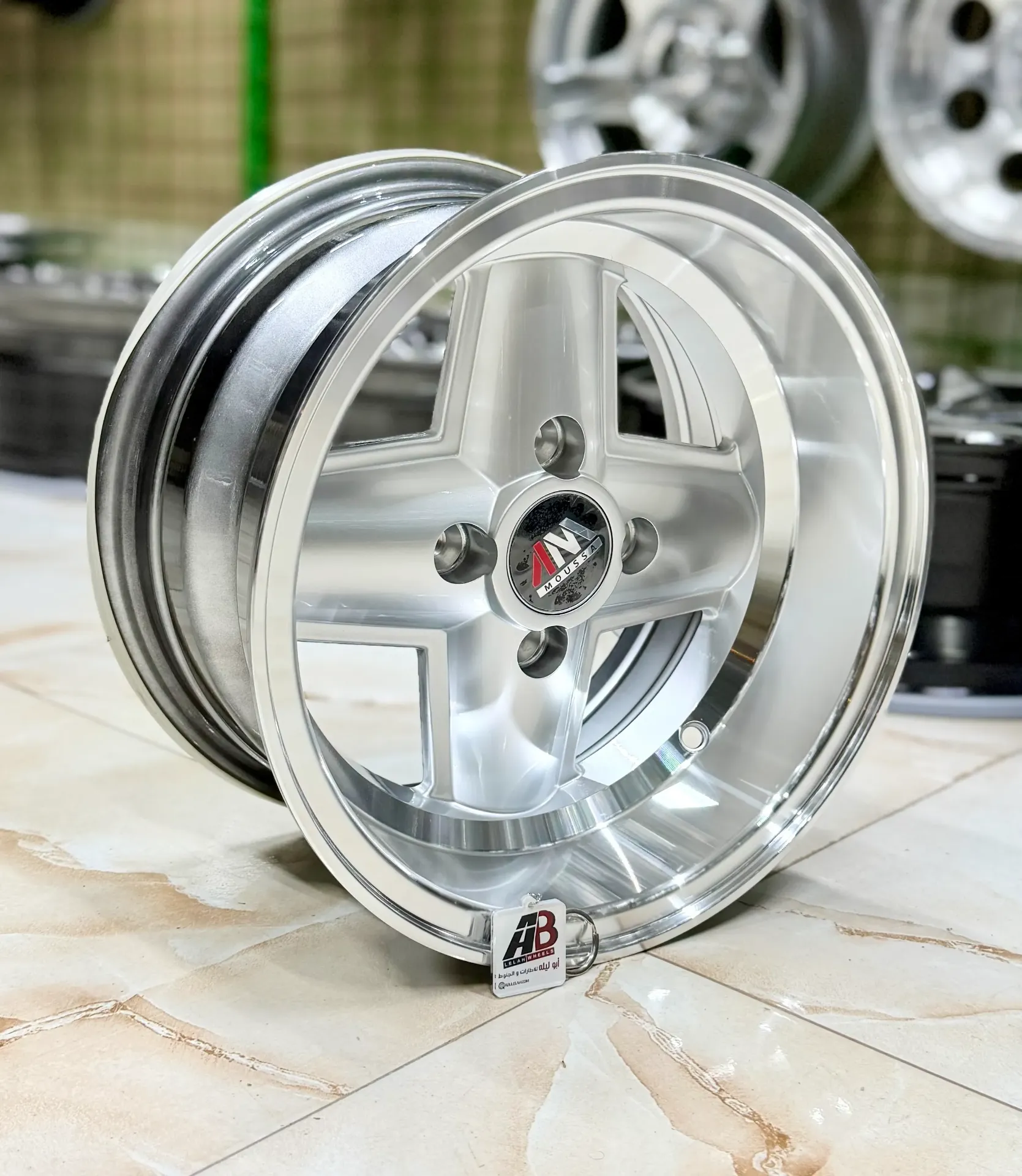 Sport Wheel Set - R13×7 INCH - 4×100 - ET-7 - 1108 HSM