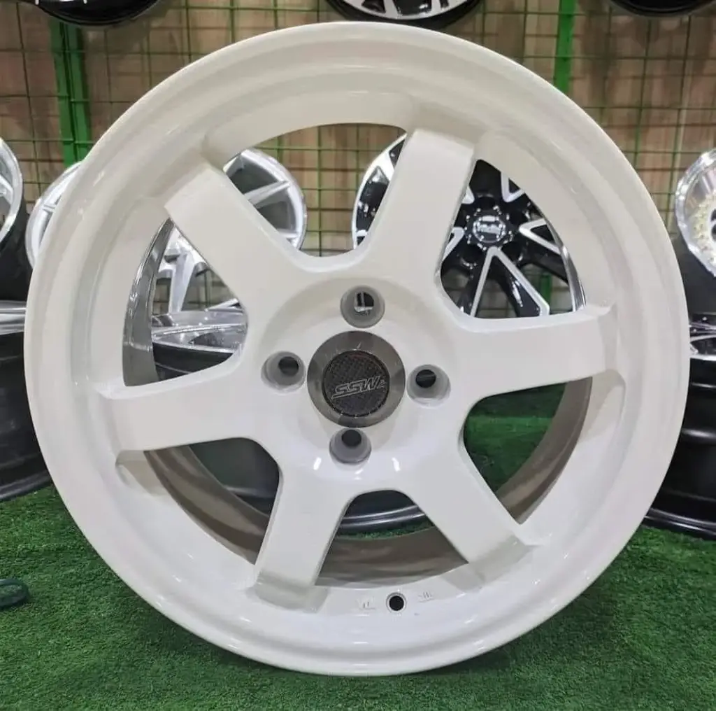طقم جنط سبور تايلاندي - R15×7 INCH - 4×100 - 2376 HS - ET28