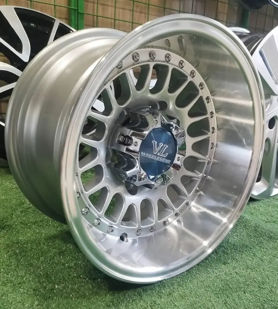 طقم جنط سبور دبابة - R14×8 INCH - 6×139 - LG20 SLP - ET-27