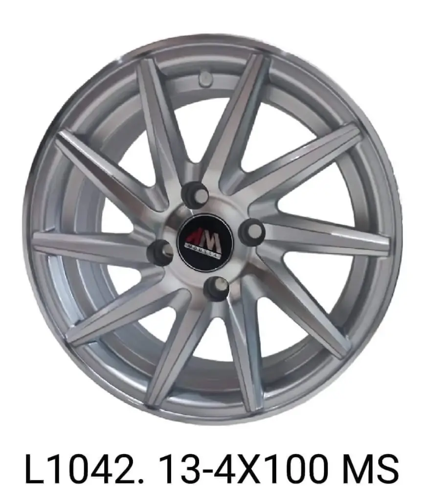 طقم جنط سبور - R13×5.5 INCH - 4×100 - SP1042 MS - ET25