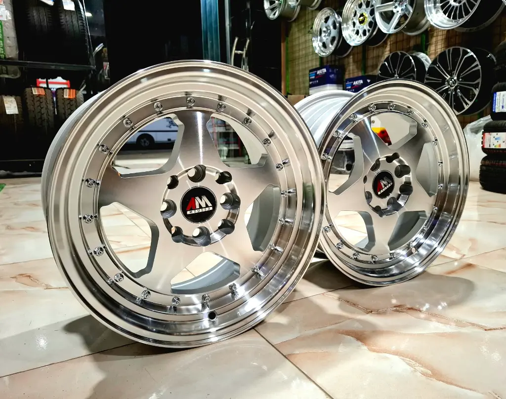طقم جنط سبور ٢ انش - R15×8.5 INCH - 8×100/114 - 078 MS