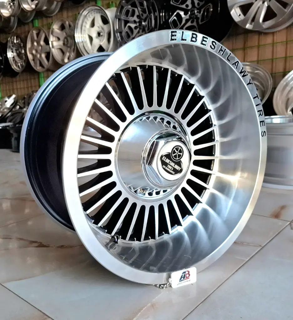 طقم جنط سبور دبابة - R15×8.5 INCH - 6×139 - ET-30 - G241 BM