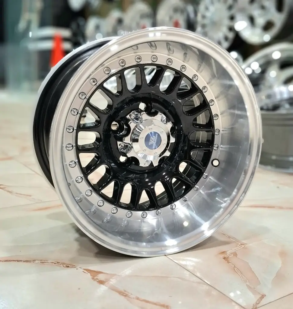 طقم جنط سبور تويوتا - R14×8 INCH - 5×114 - ET-27 - LG20 BLP