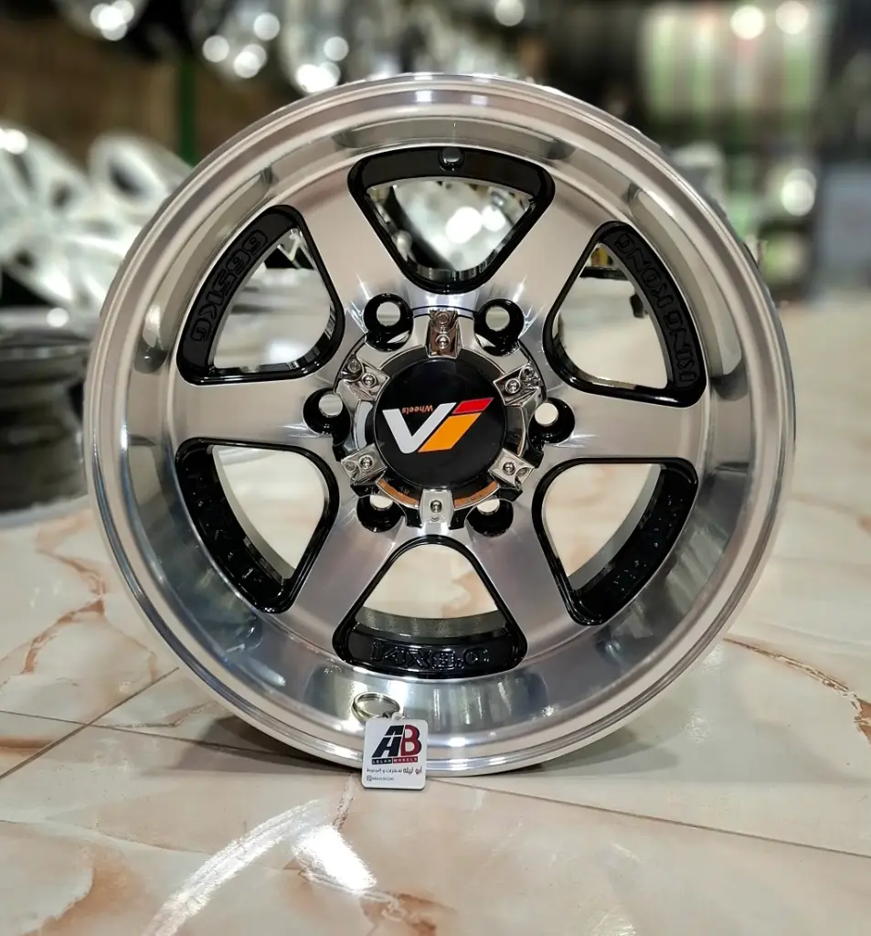 طقم جنط سبور دبابة - R14×8 INCH - 6×139 - ET-13 - LG211 BM