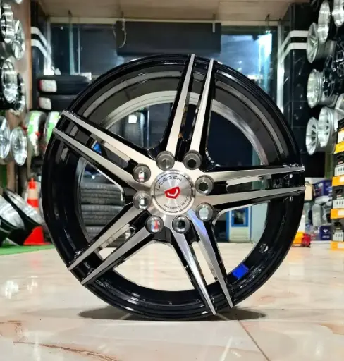 طقم جنط سبور - R13×6 INCH - 8×100/114 - L2196 MB - ET20