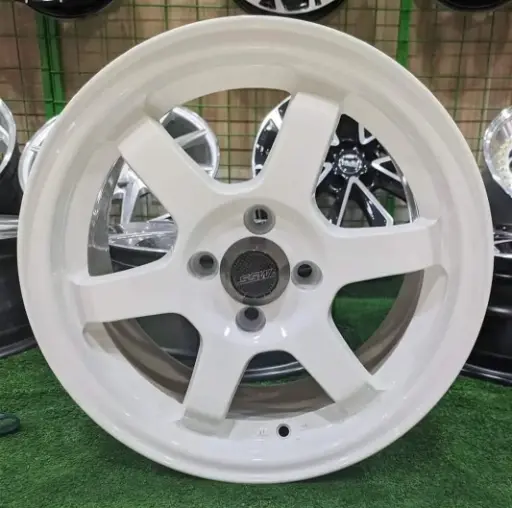 طقم جنط سبور تايلاندي - R15×7 INCH - 4×100 - 2376 HS - ET28