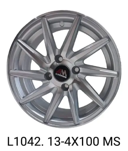 طقم جنط سبور - R13×5.5 INCH - 4×100 - SP1042 MS - ET25