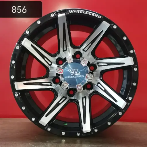 طقم جنط سبور دبابة - R15×8 INCH - 6×139 - ET-10 - 856 BM