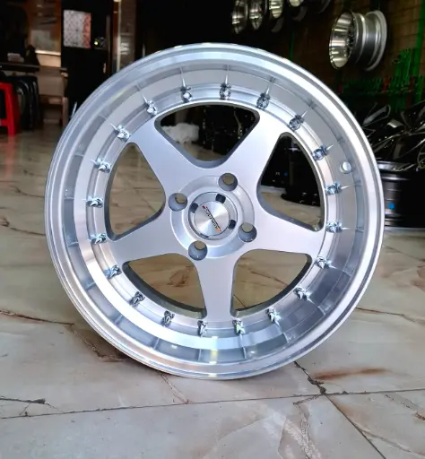 طقم جنط سبور - R15×7.5 INCH - 4×100 - 5072 SLP - ET18