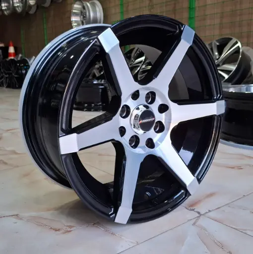 طقم جنط سبور - R15×7 INCH - 8×100/114 - LG12 BM - ET28