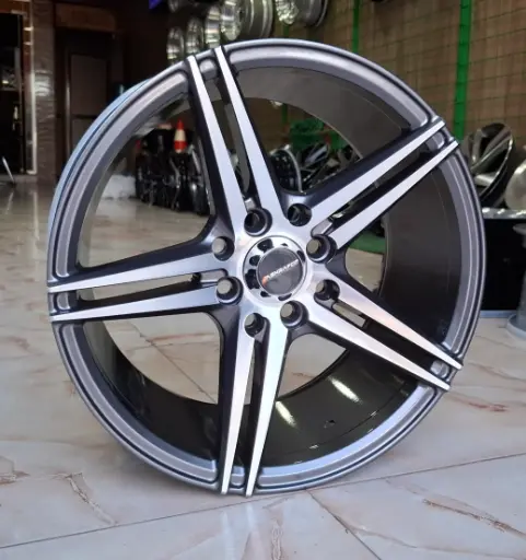 طقم جنط سبور - R15×7 INCH - 8×100/114 - LG03 GM - ET30