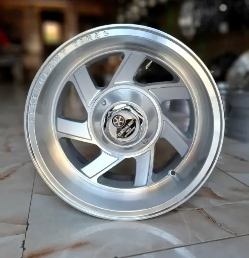 طقم جنط سبور دبابة - R15×8 INCH - 6×139 - ET-30 - D281 SM