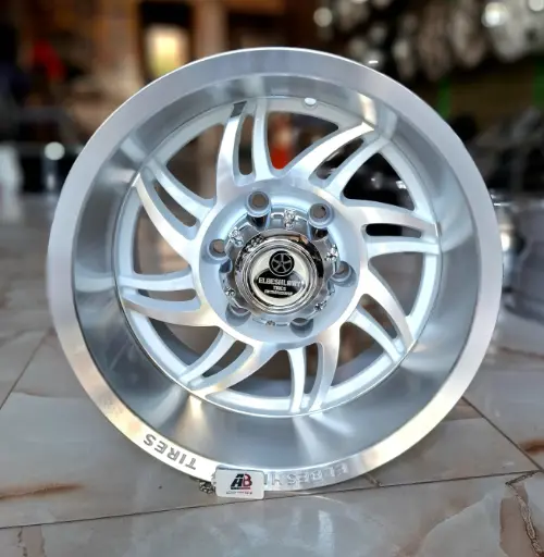 طقم جنط سبور دبابة - R15×8 INCH - 6×139 - ET-30 - 8136 WM
