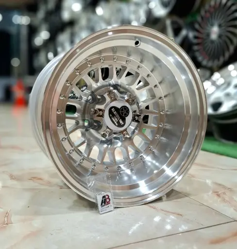 طقم جنط سبور دبابة - R15×10 INCH - 6×139 - ET-44 - 0134 SM