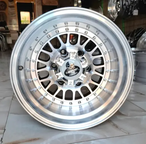 طقم جنط سبور دبابة - R15×10 INCH - 6×139 - ET-44 - 0134 SM