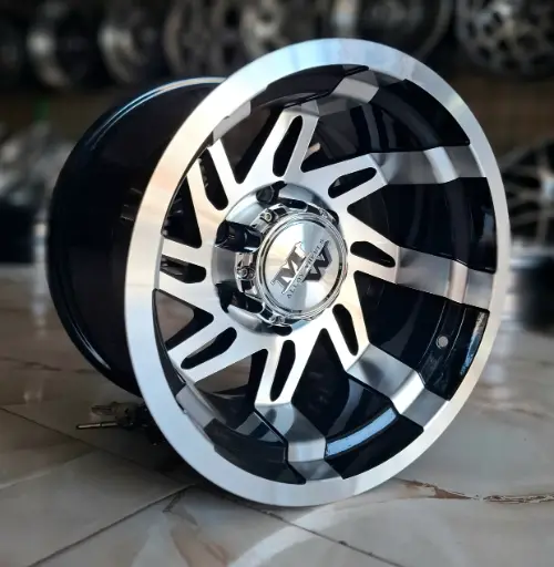 طقم جنط سبور دبابة - R15×10 INCH - 6×139 - ET-44 - 8002 MB